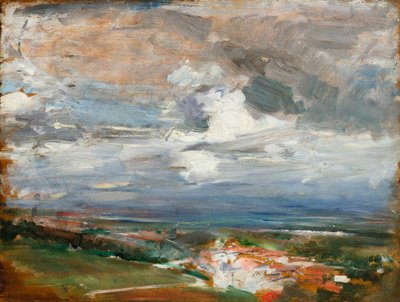 Boldini - ROZE LANDSCHAP door Giovanni Boldini