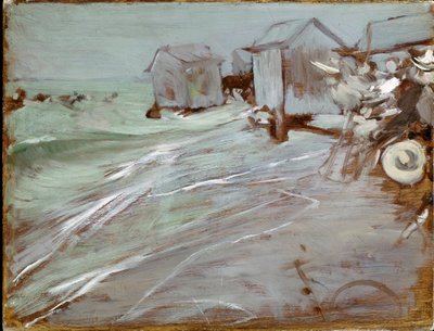 Strand van Oostende door Giovanni Boldini