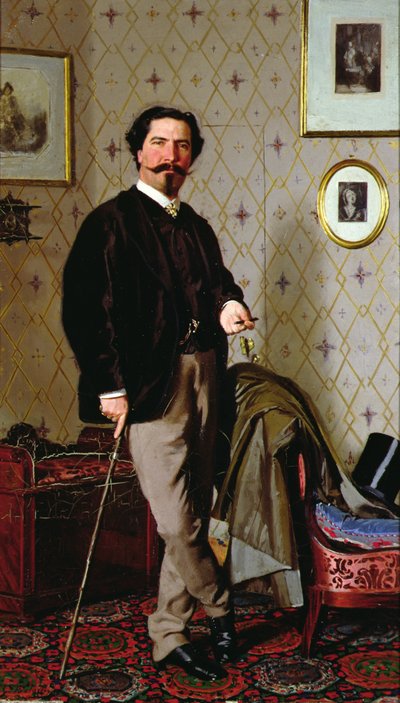 Portret van Cristiano Banti (1824-1904) door Giovanni Boldini