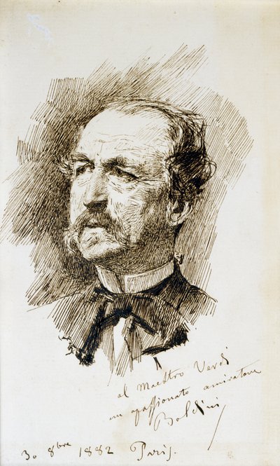 Portret van Emanuele Muzio (Zibello) door Giovanni Boldini