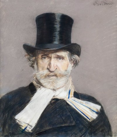 Portret van Giuseppe Verdi door Giovanni Boldini