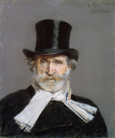 Portret van Giuseppe Verdi, 1886 door Giovanni Boldini
