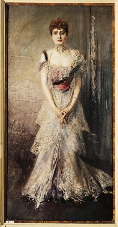 Portret van Infanta Eulalia van Spanje, circa 1898 door Giovanni Boldini