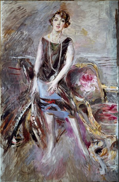 Portret van Madame Corbitt. door Giovanni Boldini