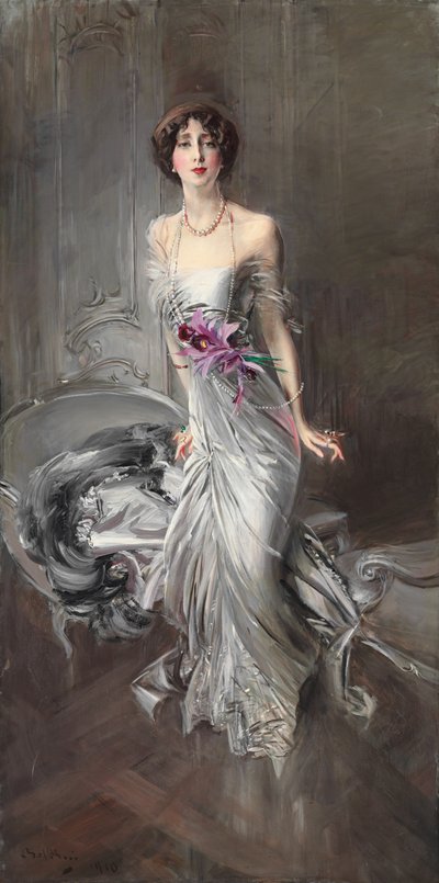 Portret van Madame Eugene Doyen door Giovanni Boldini