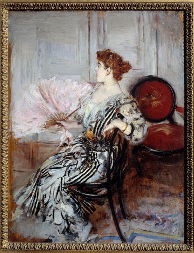 Portret van Madame Torri, danseres bij de Opera door Giovanni Boldini