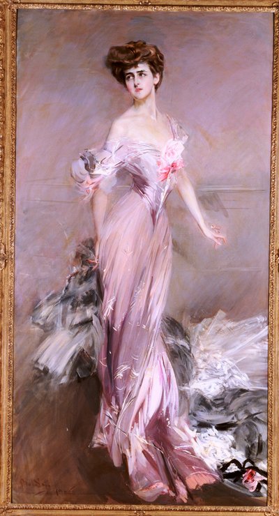 Portret van Mevrouw Howard-Johnston, 1906 door Giovanni Boldini
