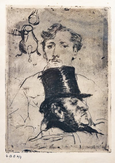 Portret van Rodenbach door Giovanni Boldini