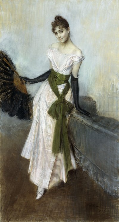 Portret van Signorina Concha de Ossa, 1888 door Giovanni Boldini
