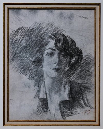 Portret van een dame door Giovanni Boldini