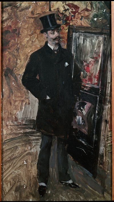 Portret van de dichter Hanvin door Giovanni Boldini