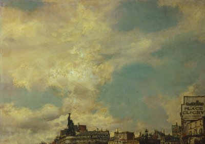 De lucht (detail) door Giovanni Boldini