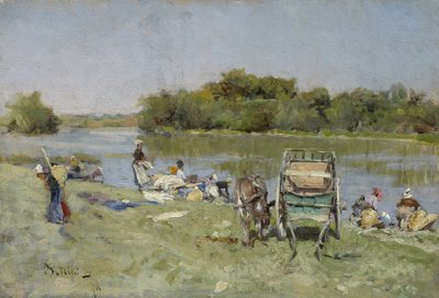 Wasvrouwen door Giovanni Boldini