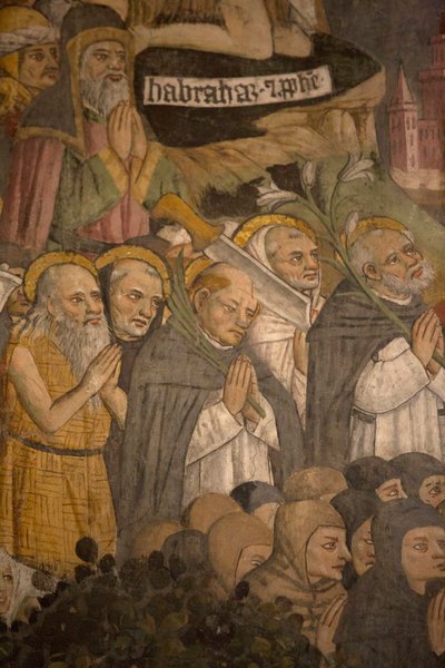 Laatste Oordeel, ca. 1492 (detail) door Giovanni Canavesio