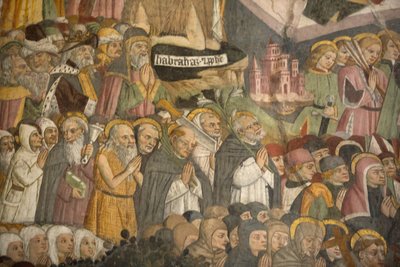 Laatste Oordeel, ca. 1492 (detail) door Giovanni Canavesio