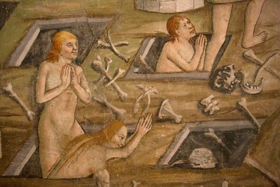 Laatste Oordeel, ca. 1492 door Giovanni Canavesio