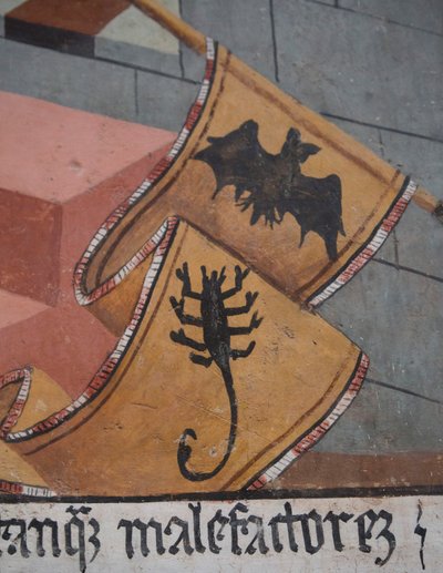 Laatste Oordeel (detail) door Giovanni Canavesio