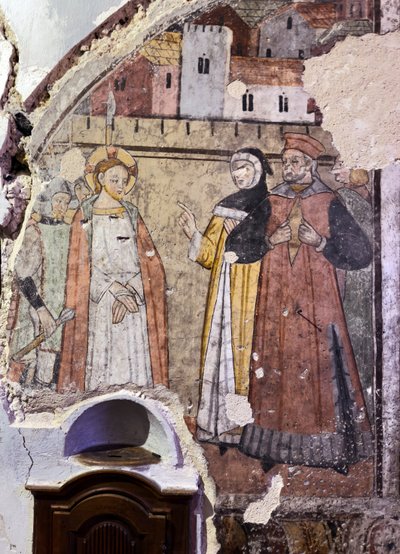 Oratorium van de Kapel van de Witte Penitenten, Tende, 2024 (foto) door Giovanni Canavesio