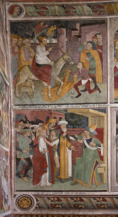 Scènes uit het leven van Christus, ca. 1492 (fresco) door Giovanni Canavesio