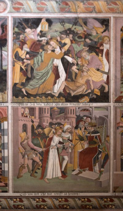 Scènes uit het leven van Christus, ca. 1492 (fresco) door Giovanni Canavesio