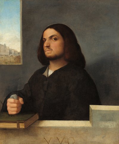 Portret van een Venetiaanse Edelman, ca. 1510-1515 door Giovanni Cariani