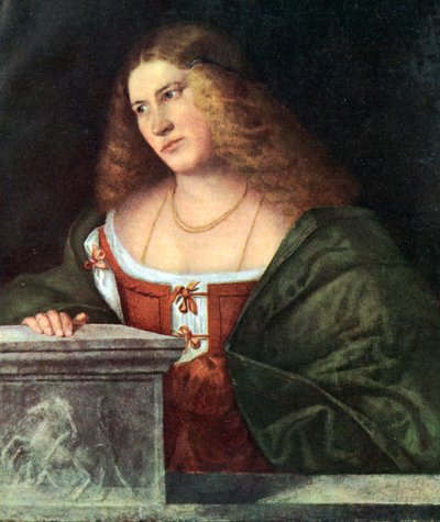 Portret van een Vrouw, 1485-1547 door Giovanni de Busi Cariani
