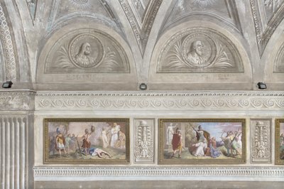 Onthoofding van Sint Jacobus en het martelaarschap van Sint Simon en Sint Judas Thaddeüs door Giovanni Chiarini