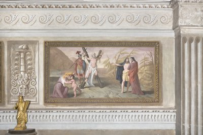 Kruisiging van Sint Andreas, uit Verhalen van Christus door Giovanni Chiarini