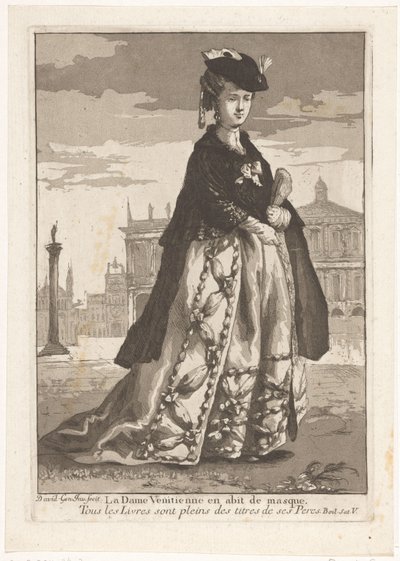De Venetiaanse dame door Giovanni David