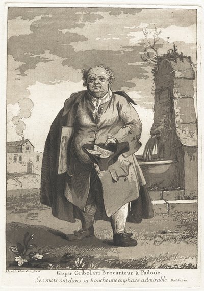 Gaspar Gribolari, tweedehands handelaar in Padua door Giovanni David
