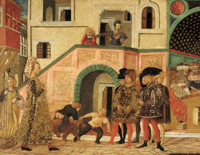 Verhalen van Susanne (detail) door Giovanni Di Ser Giovanni Lo Scheggia Guidi