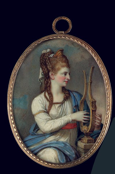 Sara Gustava Adelaide Schwan door Giovanni Domenico Bossi
