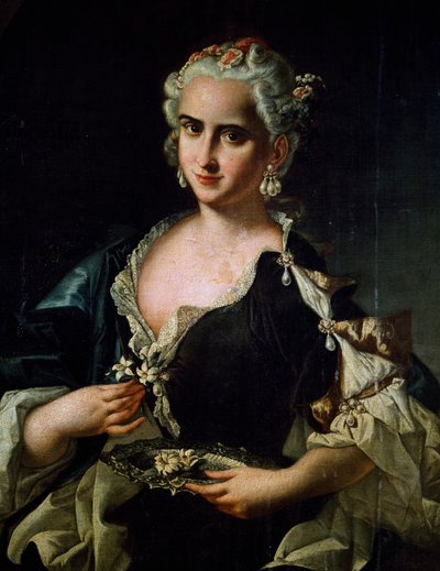Portret van Angela Maria Piccinini door Giovanni Domenico Lombardi