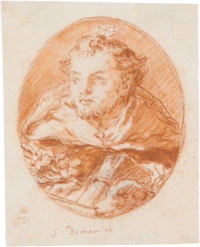 De heilige Dominicus door Giovanni Domenico Tiepolo
