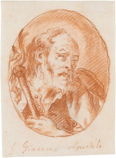 Der heilige Jakobus door Giovanni Domenico Tiepolo