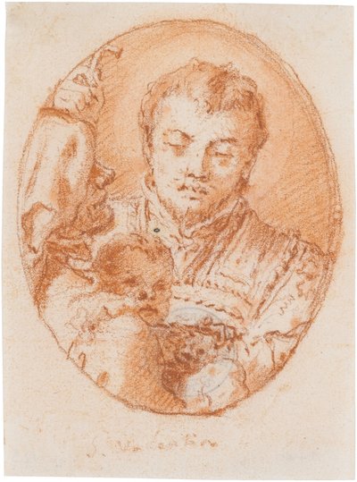 Der heilige Valentin door Giovanni Domenico Tiepolo
