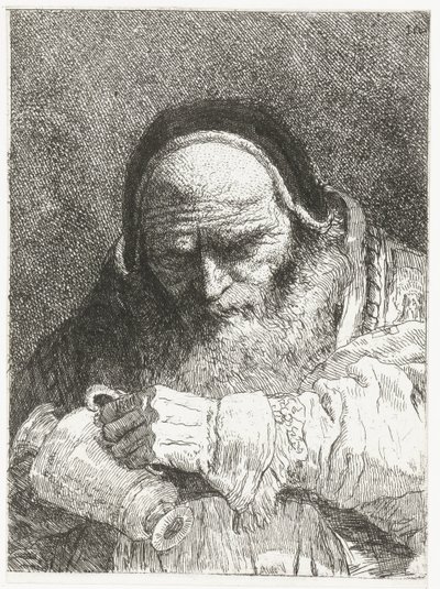 Paus met schenkkan door Giovanni Domenico Tiepolo