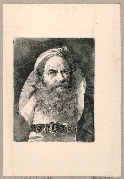 Raccolta di teste door Giovanni Domenico Tiepolo