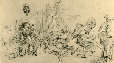 De Triomf van David, ca. 1759, 1928 door Giovanni Domenico Tiepolo