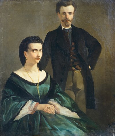 Verloofden door Giovanni Fattori