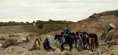 Episode van de campagne tegen banditisme door Giovanni Fattori