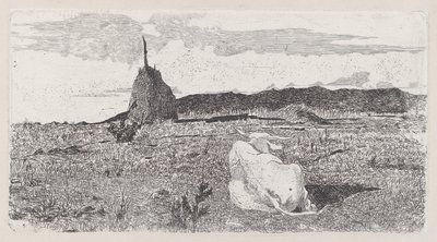 Heilige Koe door Giovanni Fattori