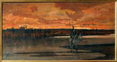 Italië, Florence, Lansier door Giovanni Fattori