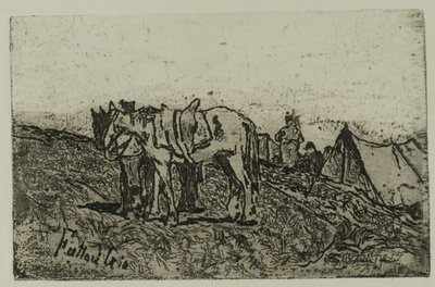 Manoeuvres door Giovanni Fattori