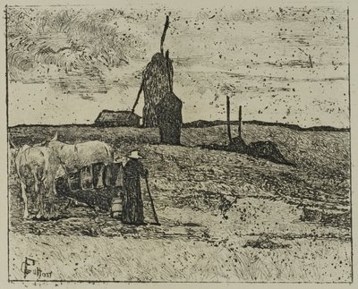 Maremma in Toscane door Giovanni Fattori