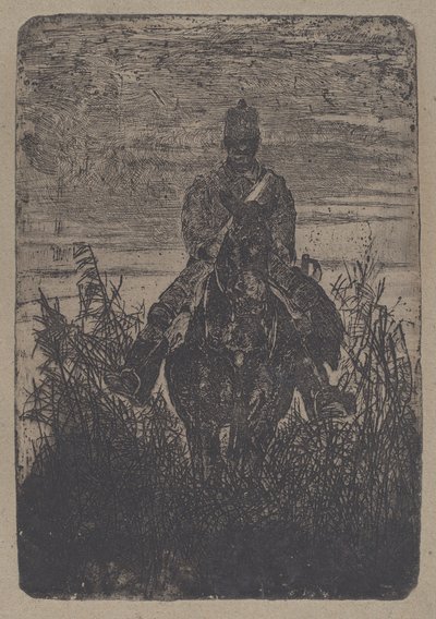 Patrouille door Giovanni Fattori