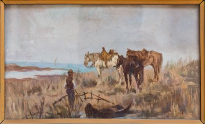 Het Wachten door Giovanni Fattori