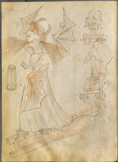 De Vuurheks Uit: Bellicorum instrumentorum liber, cum figuris door Giovanni Fontana