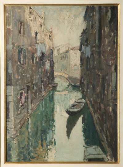 Venetiaans kanaal door Giovanni Forghieri