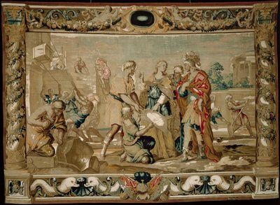 Dido toont Aeneas de plannen voor de vestingwerken van Carthago door Giovanni Francesco (1610 62) Romanelli